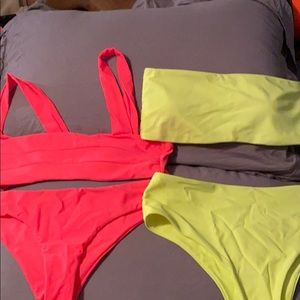 SIZE SMALL NEON BIKINIS